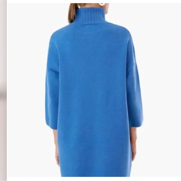 Pomander Place Tuckernuck Blue Vivienne Turtleneck Sweater Dress - Picture 2 of 2